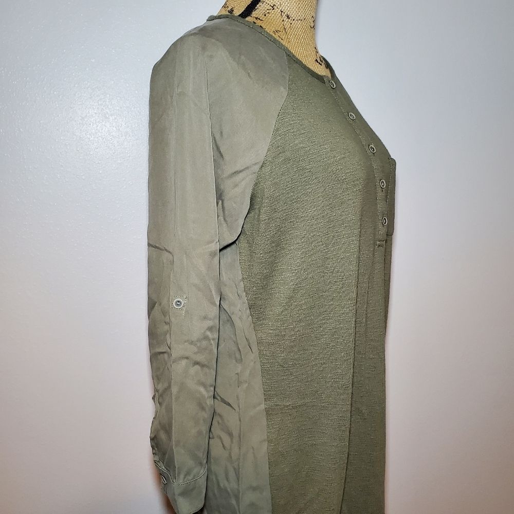 PRANA Hensley Henley Organic Cotton Jersey T-shirt Dress Size S - Picture 6 of 14